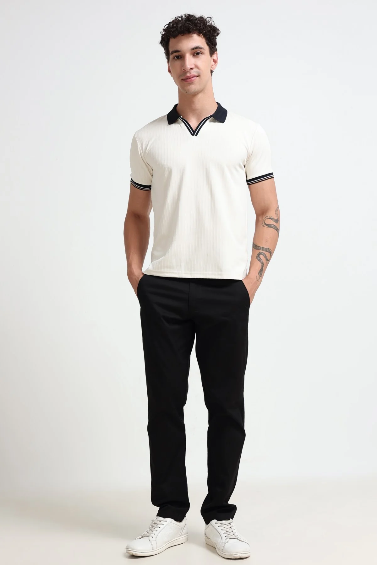 Ownd Black Casual Regular Fit Fit Casual Trousers - Image 5