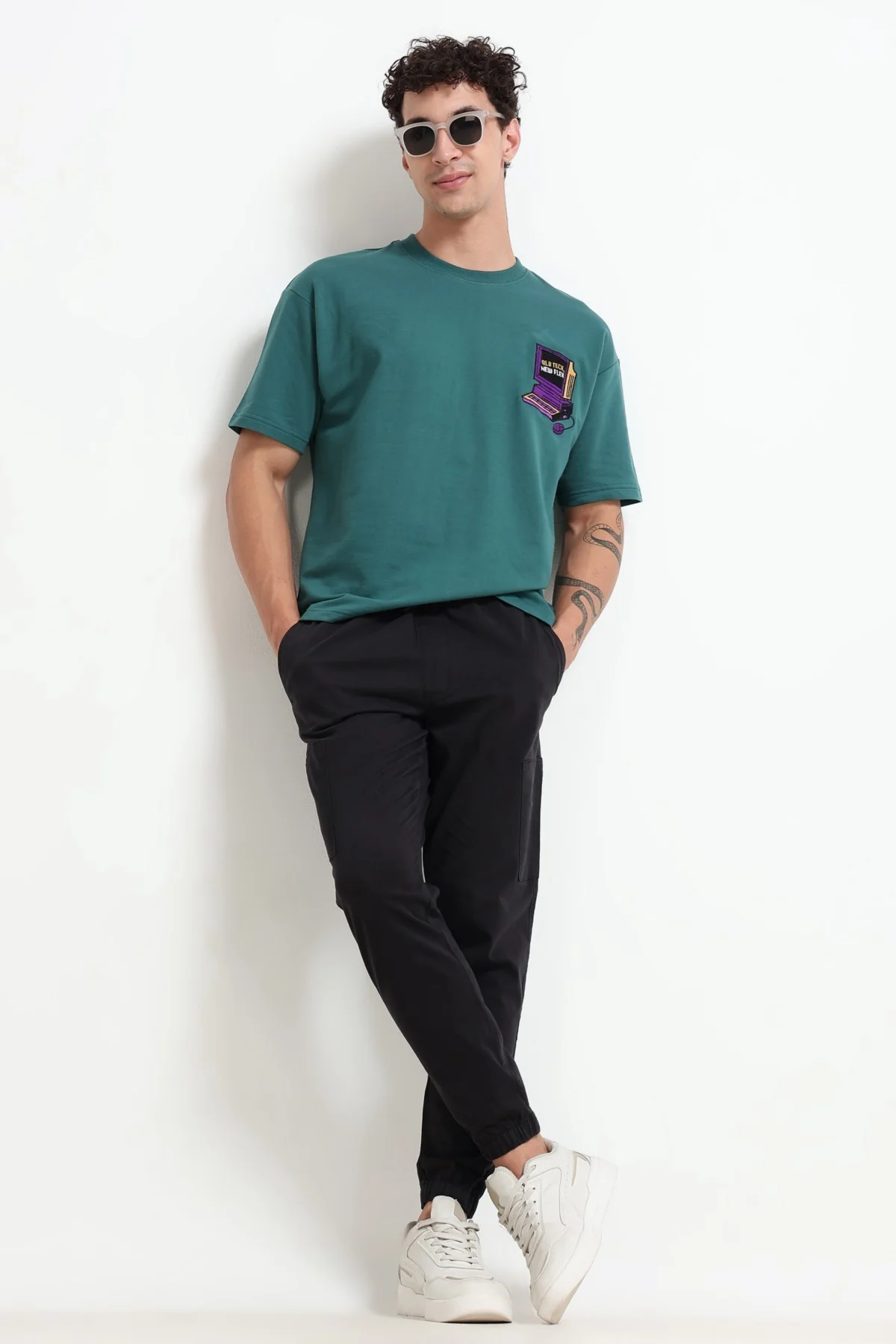 Ownd Black Casual Regular Fit Fit Casual Trousers - Image 5