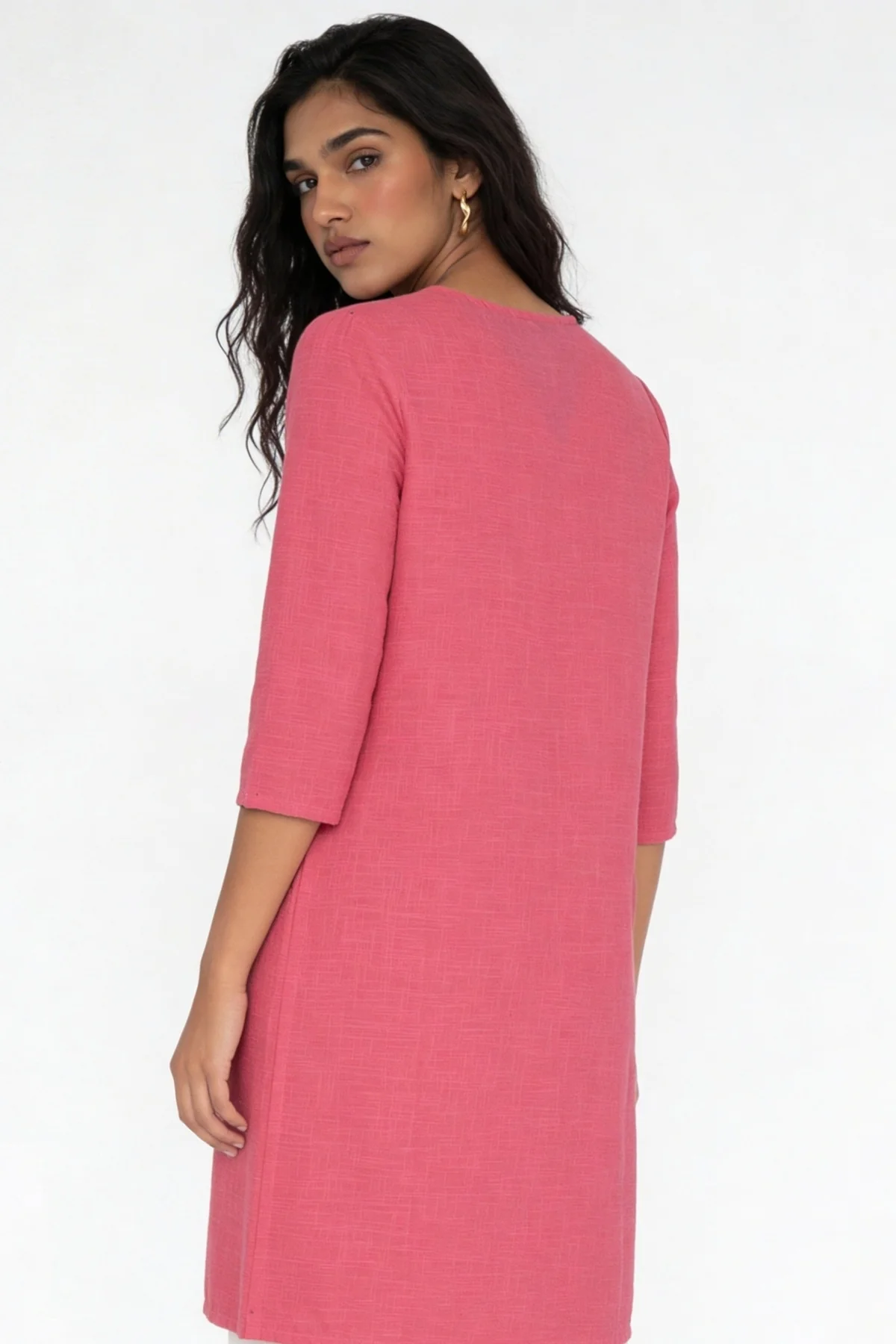 Ownd Pink Casual Regular Fit Fit Kurtas - Image 5