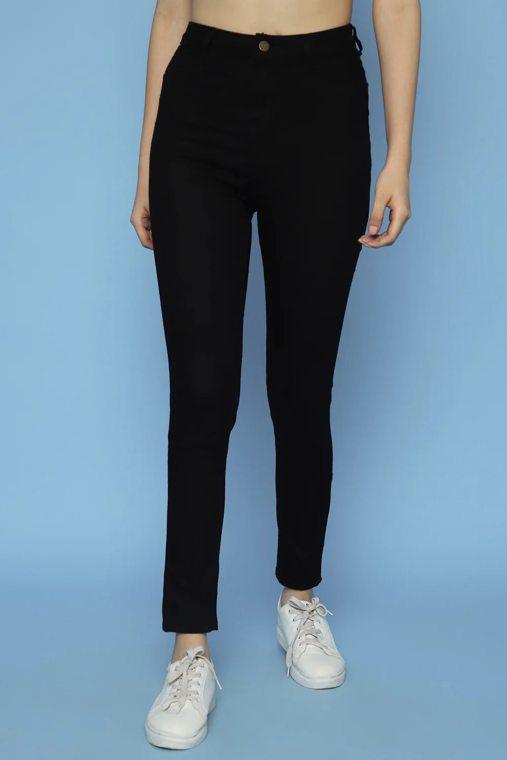 Pantaloons Black Casual Regular Fit Fit Pants - Image 2