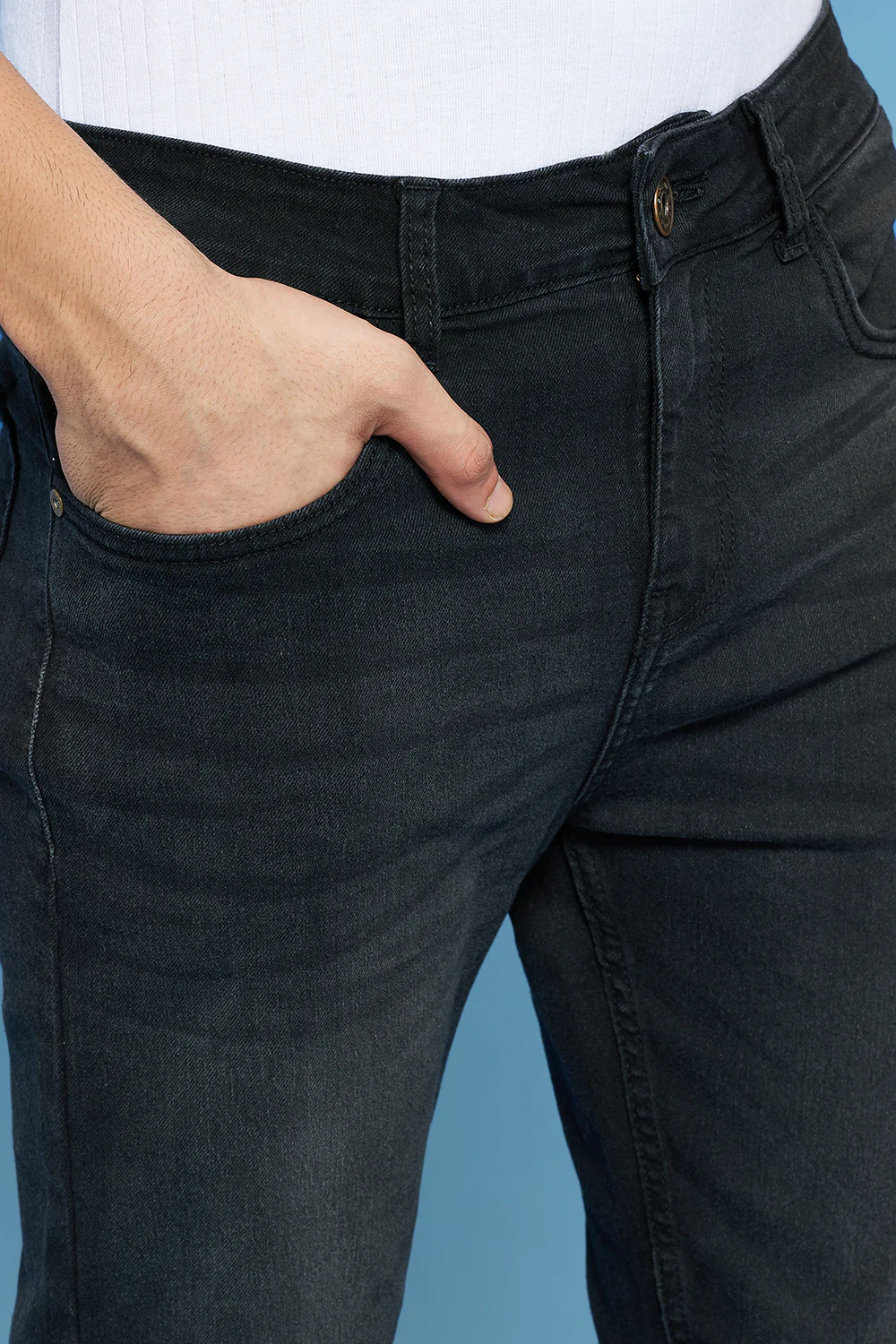 Pantaloons Black Casual Slim Fit Fit Jeans - Image 2