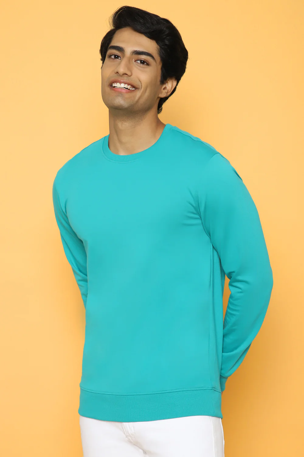 Pantaloons Green Casual Regular Fit Fit Sweatshirt - Image 2