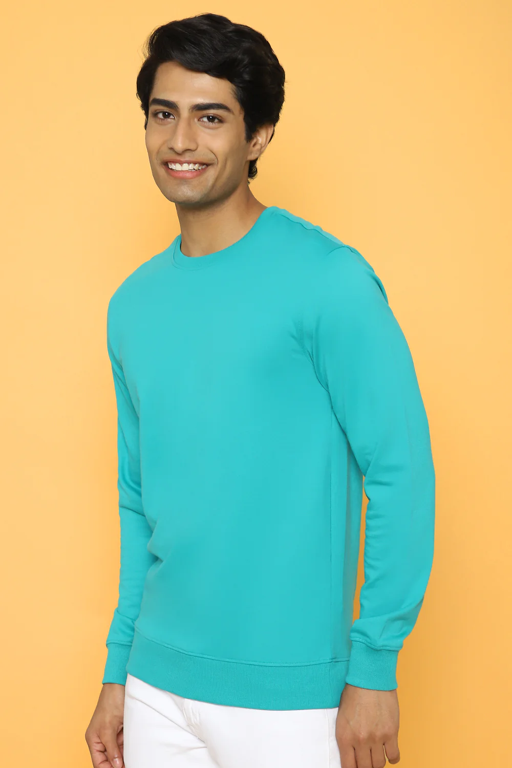 Pantaloons Green Casual Regular Fit Fit Sweatshirt - Image 4