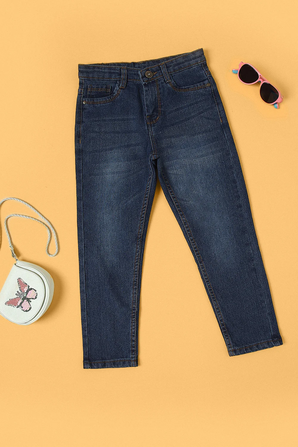 Pantaloons Medium Blue Casual Regular Fit Fit Jeans