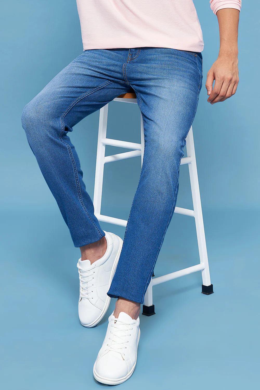 Pantaloons Medium Blue Casual Slim Fit Fit Jeans