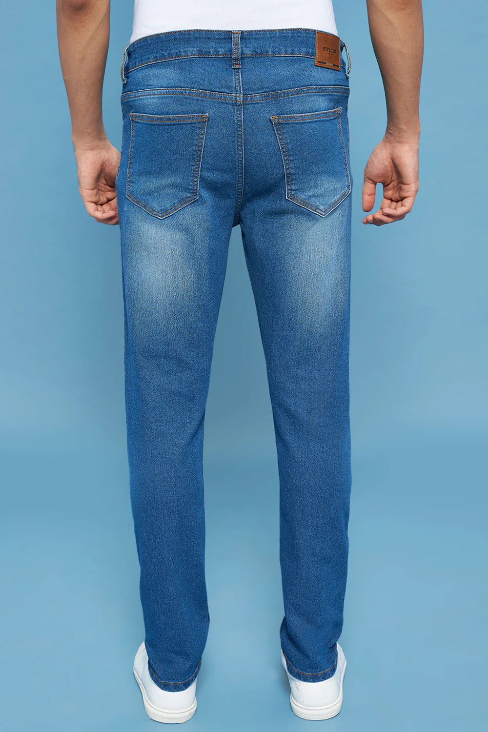 Pantaloons Medium Blue Casual Slim Fit Fit Jeans - Image 4