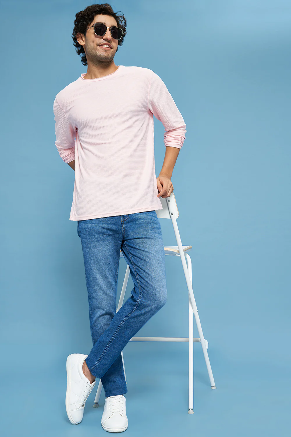 Pantaloons Medium Blue Casual Slim Fit Fit Jeans - Image 5