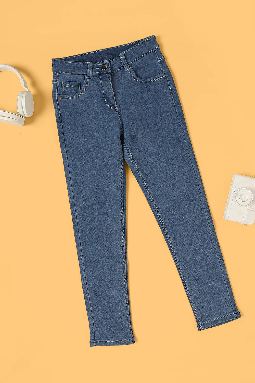 Pantaloons Navy Casual Regular Fit Fit Jeans
