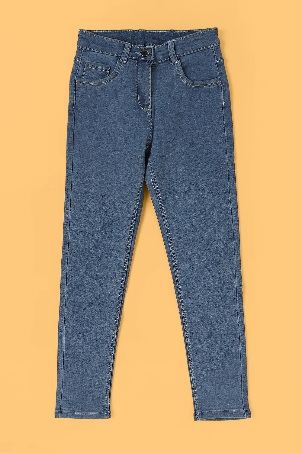 Pantaloons Navy Casual Regular Fit Fit Jeans - Image 2